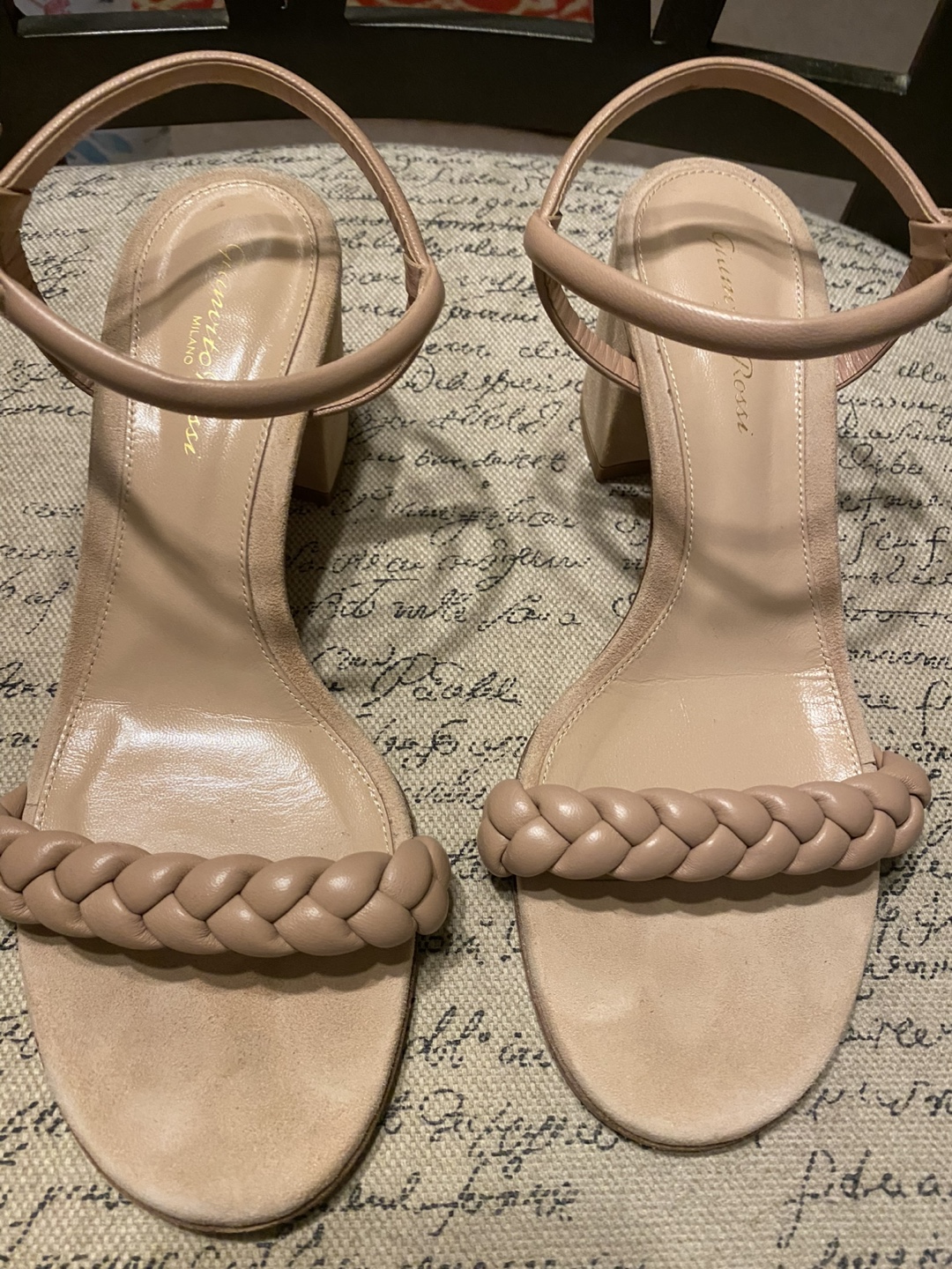 Gianvito Rossi Braided Sandals Size 38 - photo 2