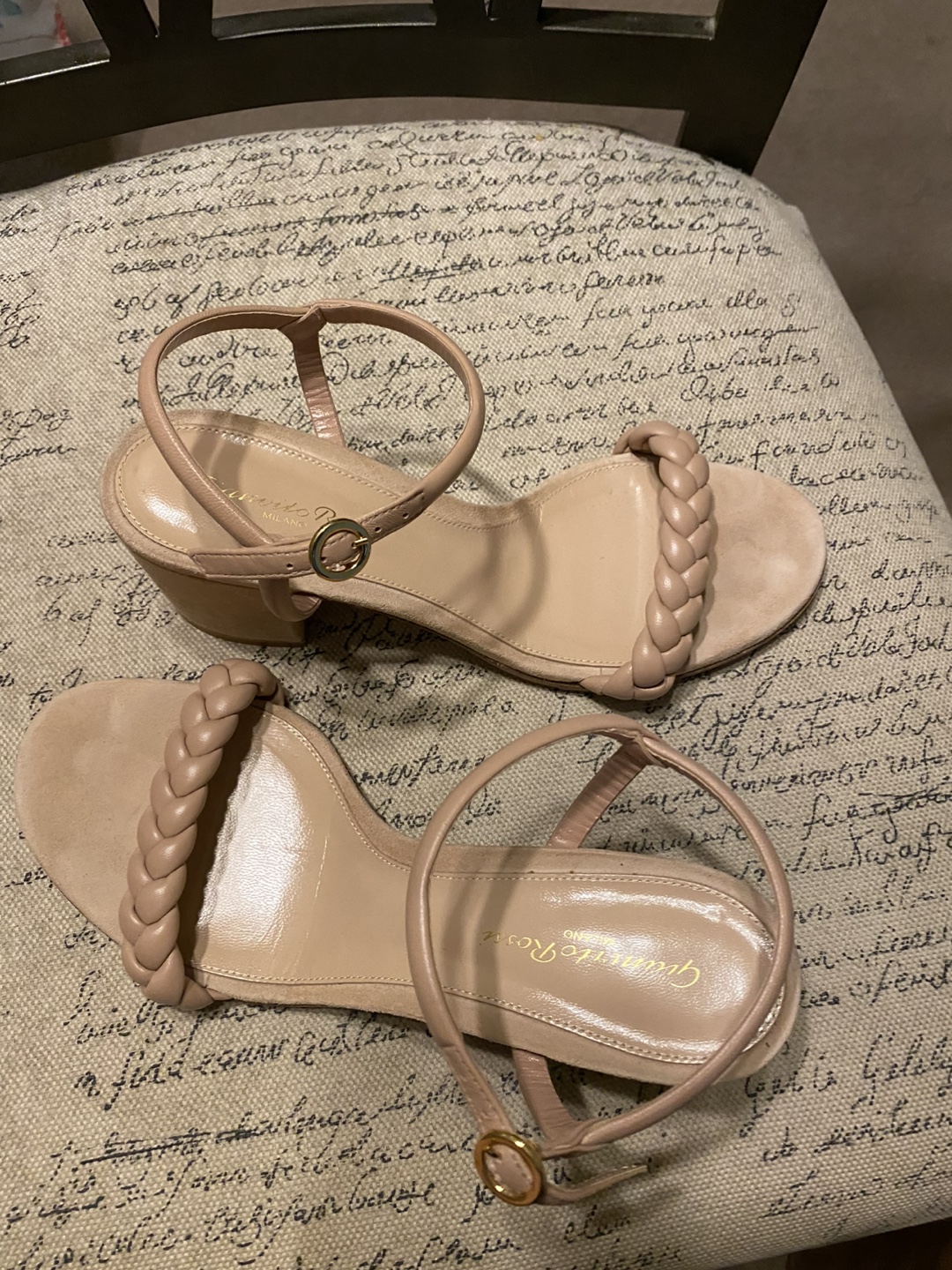 Gianvito Rossi Braided Sandals Size 38 - photo 5