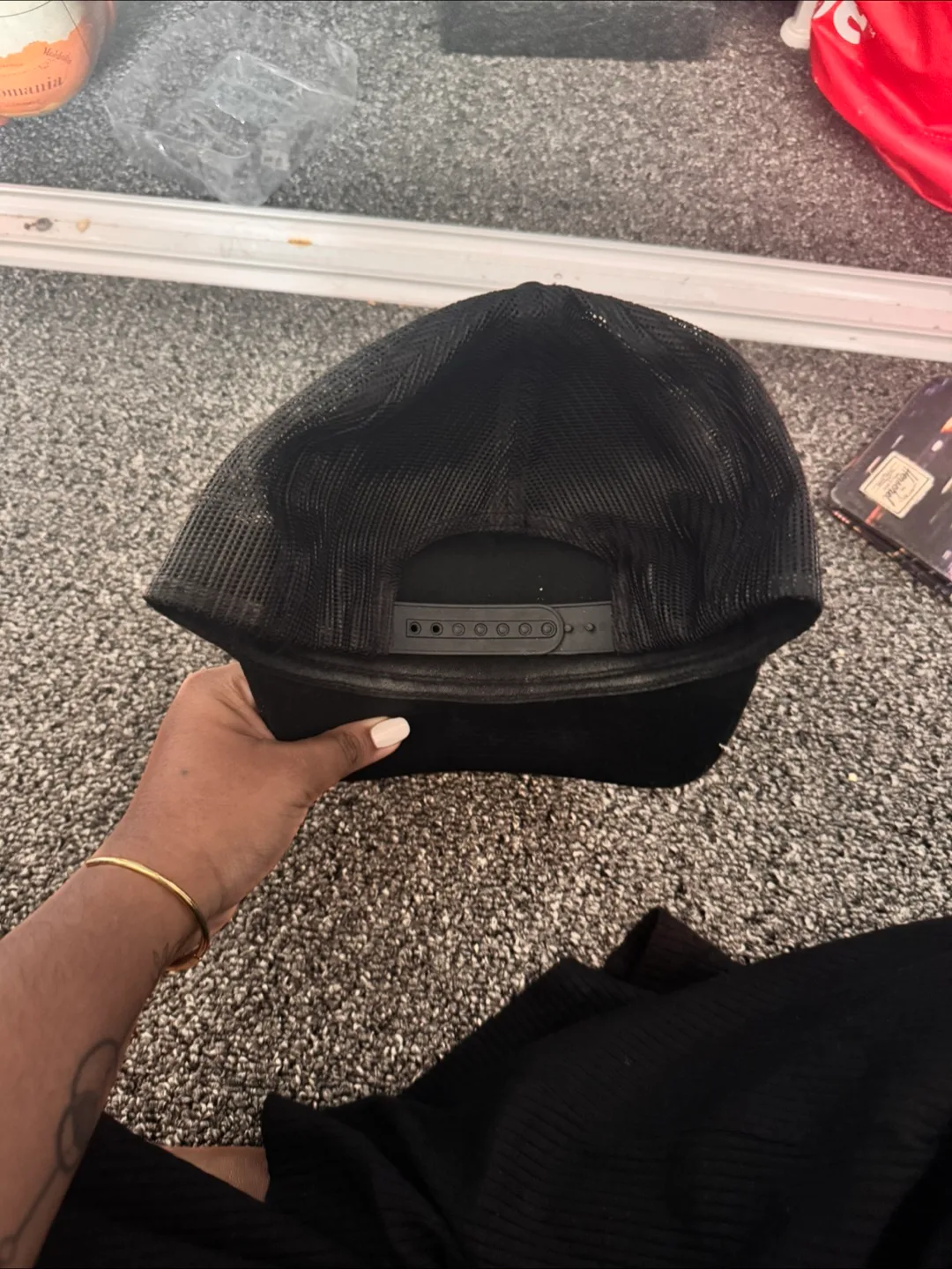 Bass Pro Shops Black Trucker Hat image indicator(2)