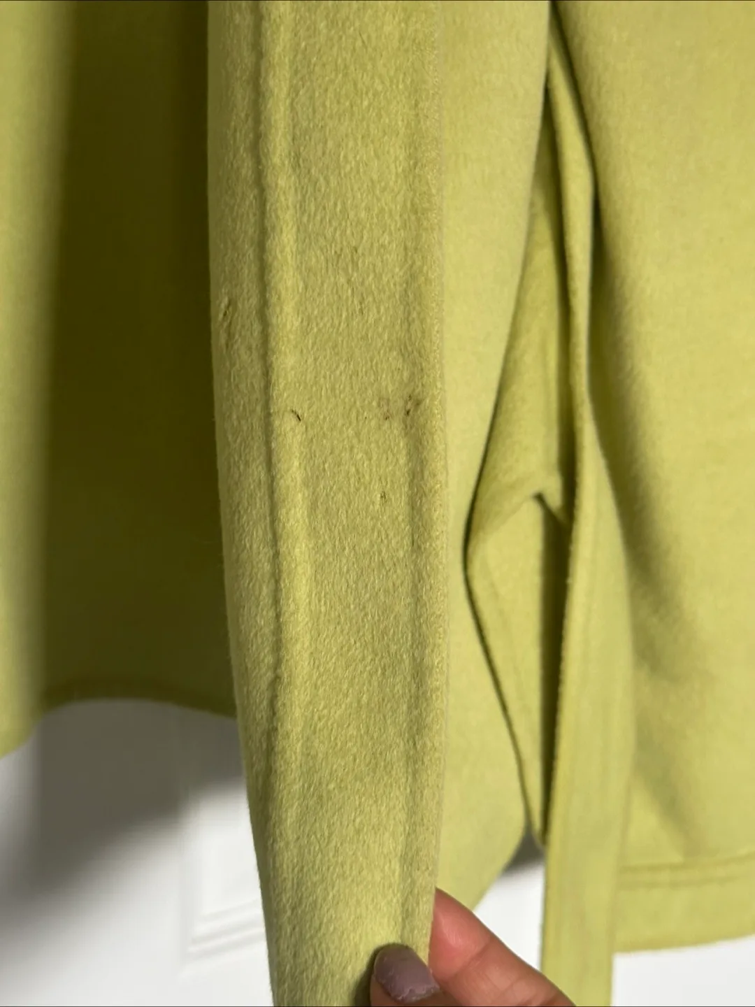 AUTH Vintage Valentino Green Cashmere Wool Jacket Made in Italy image indicator(8)