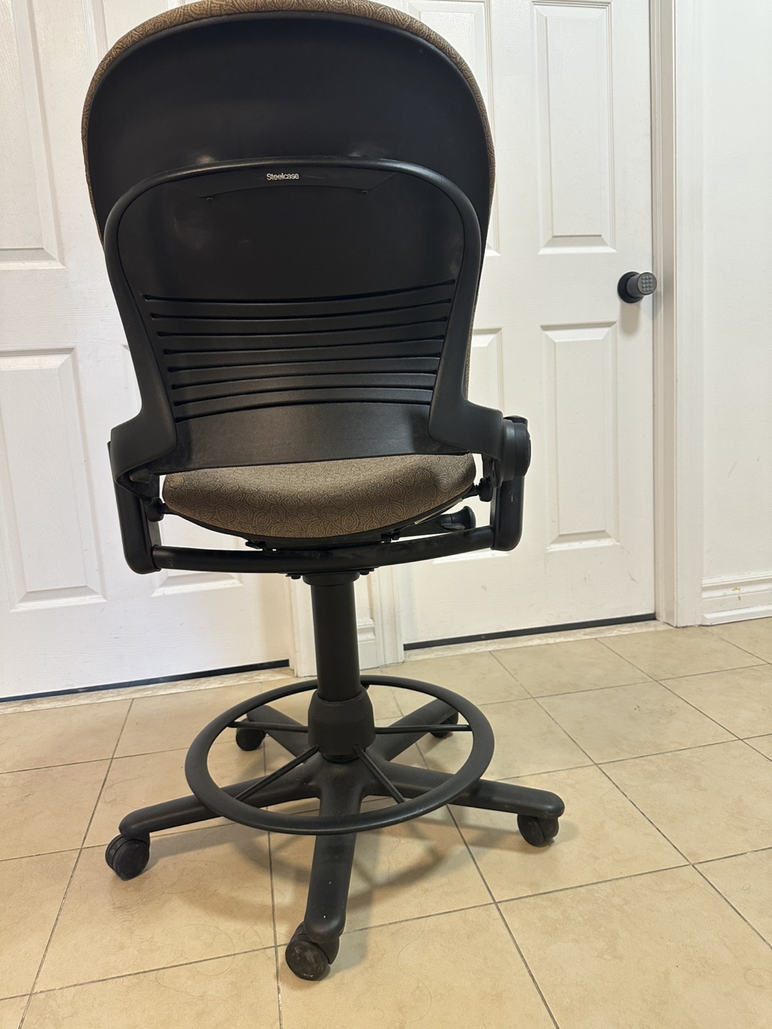 Steelcase Drafting Chair - Brown - photo 4