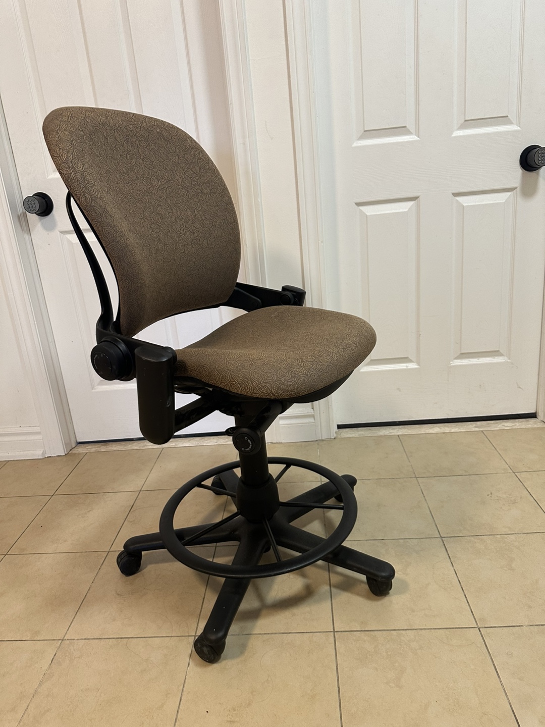 Steelcase Drafting Chair - Brown - photo 2