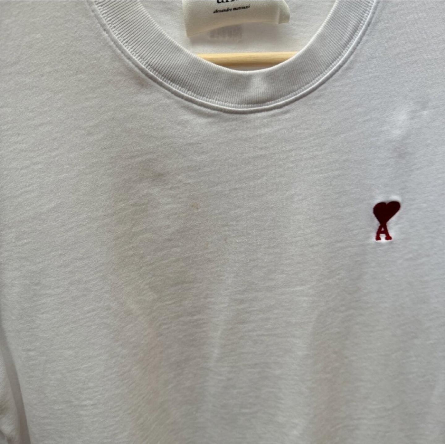 Ami Paris White T-Shirt - photo 2