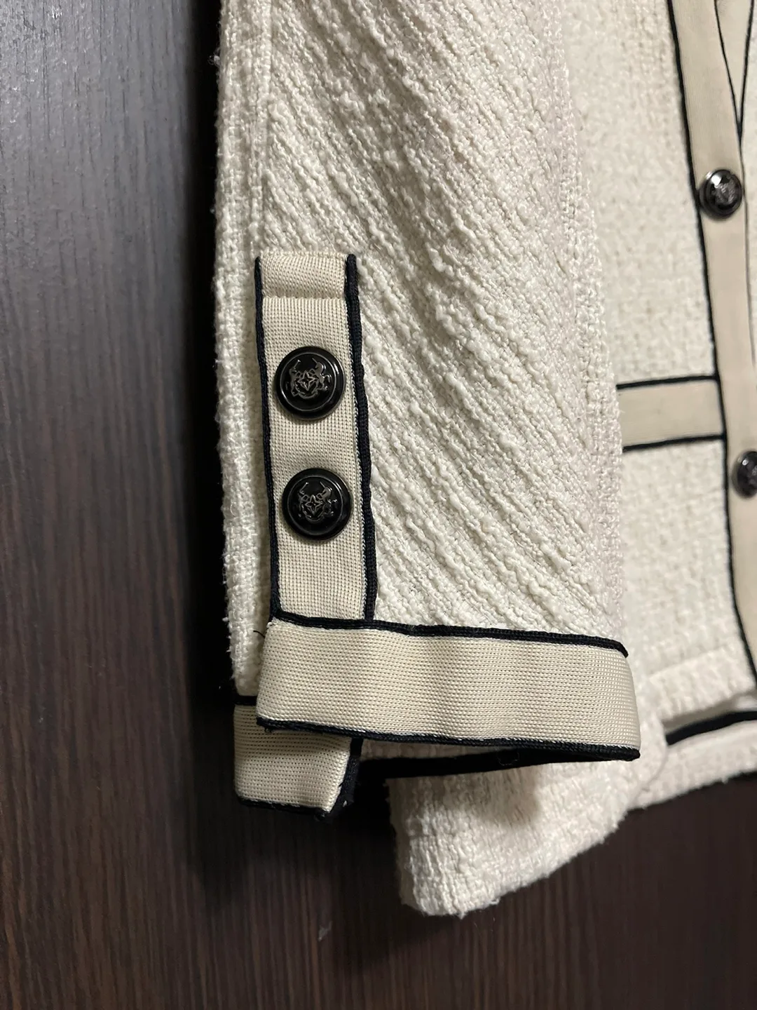 Maje Tweed Cardigan Size 36 image indicator(3)