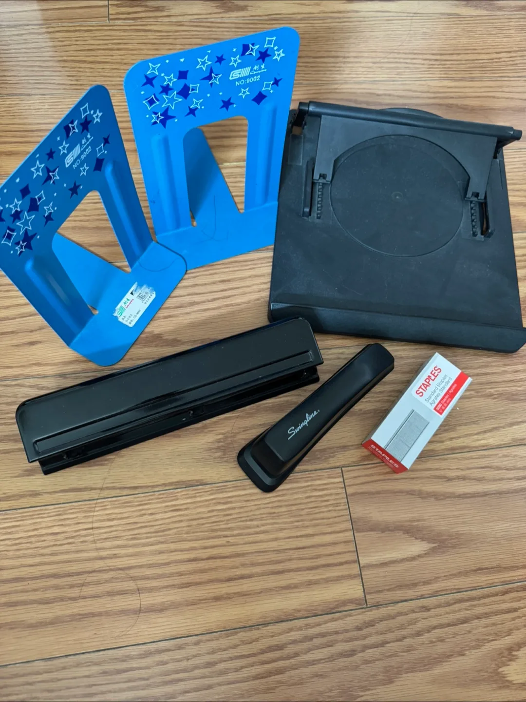 Office Supplies: Book Stands, Hole Punch, Stapler thumbnail