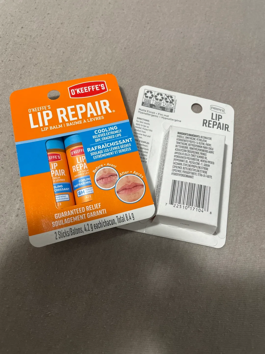 New O'Keeffe's Lip Repair Balm (2 sticks) image indicator(3)