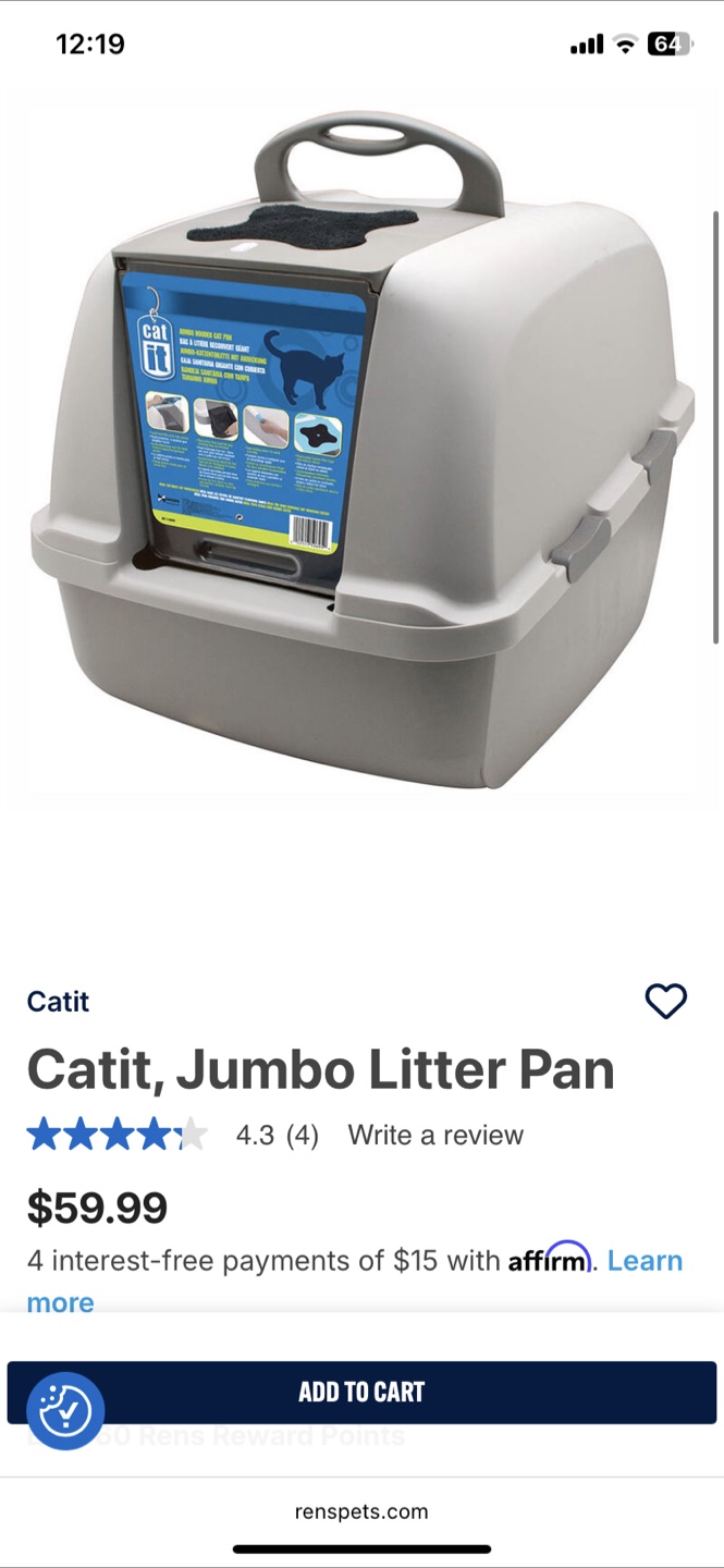 Catit Jumbo Litter box - photo 5