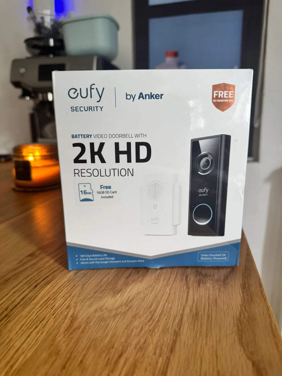 Brand New Eufy 2K HD Battery Video Doorbell by Anker thumbnail