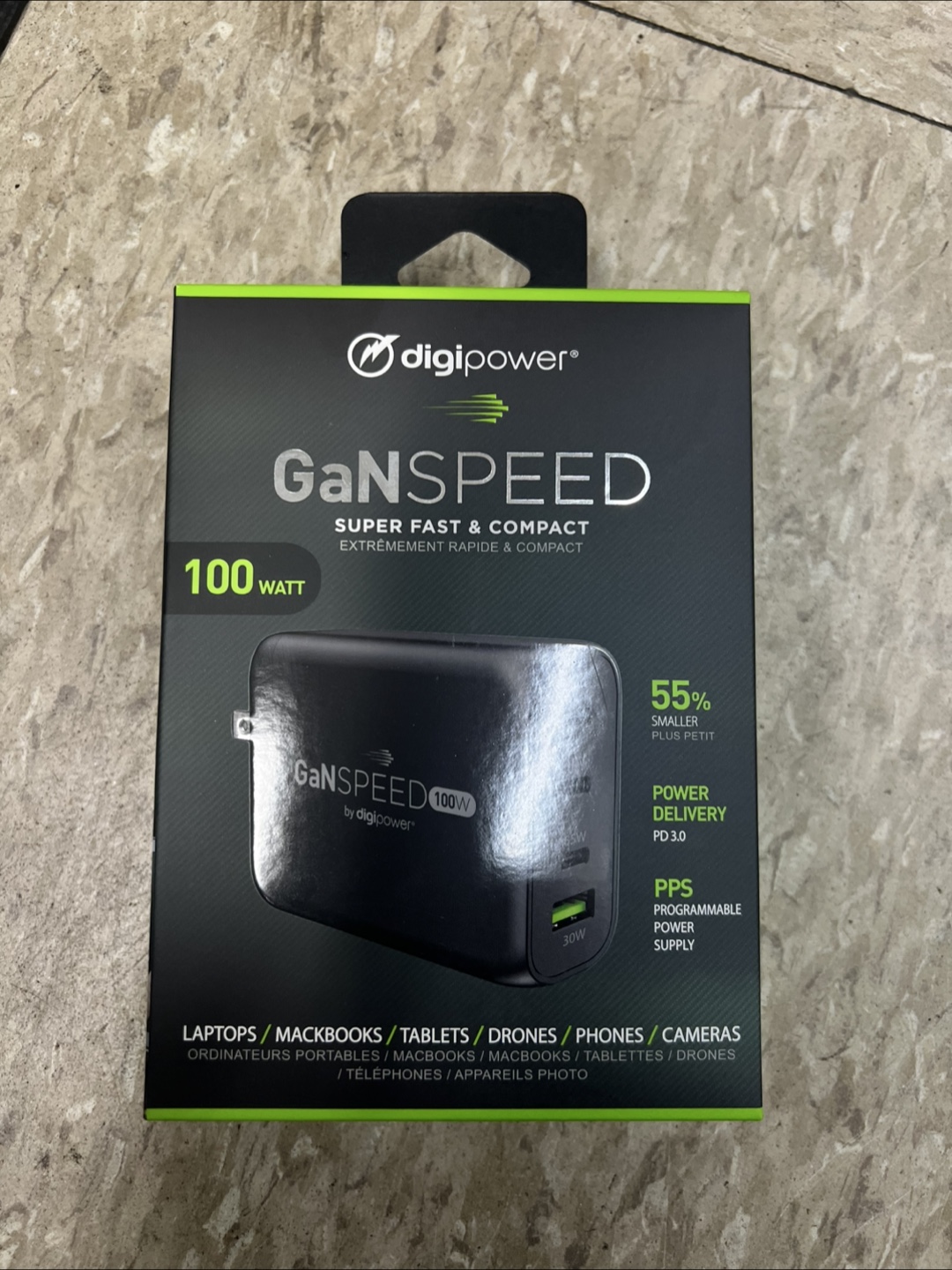 Digipower GaNSPEED 100W Charger - Super Fast & Compact