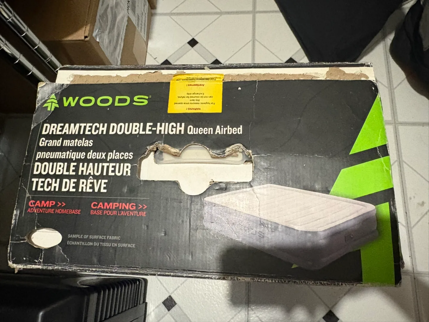 Woods Dreamtech Double-High Queen Airbed image indicator(4)
