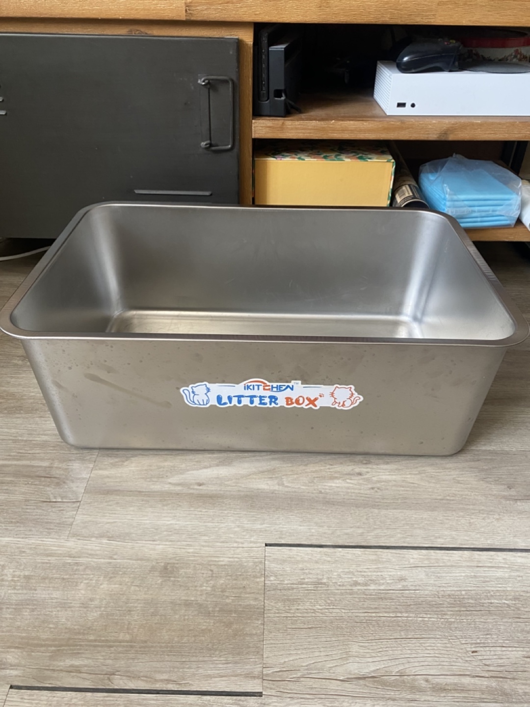 IKITCHEN Stainless Steel Litter Box - Extra Large