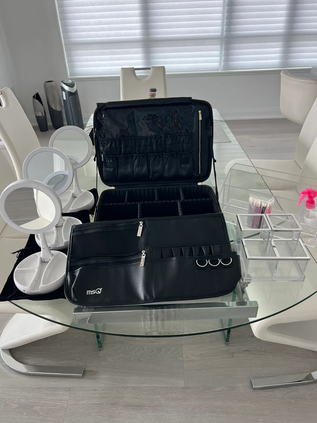 MSQ Makeup Train Case & Vanity Mirror Set thumbnail