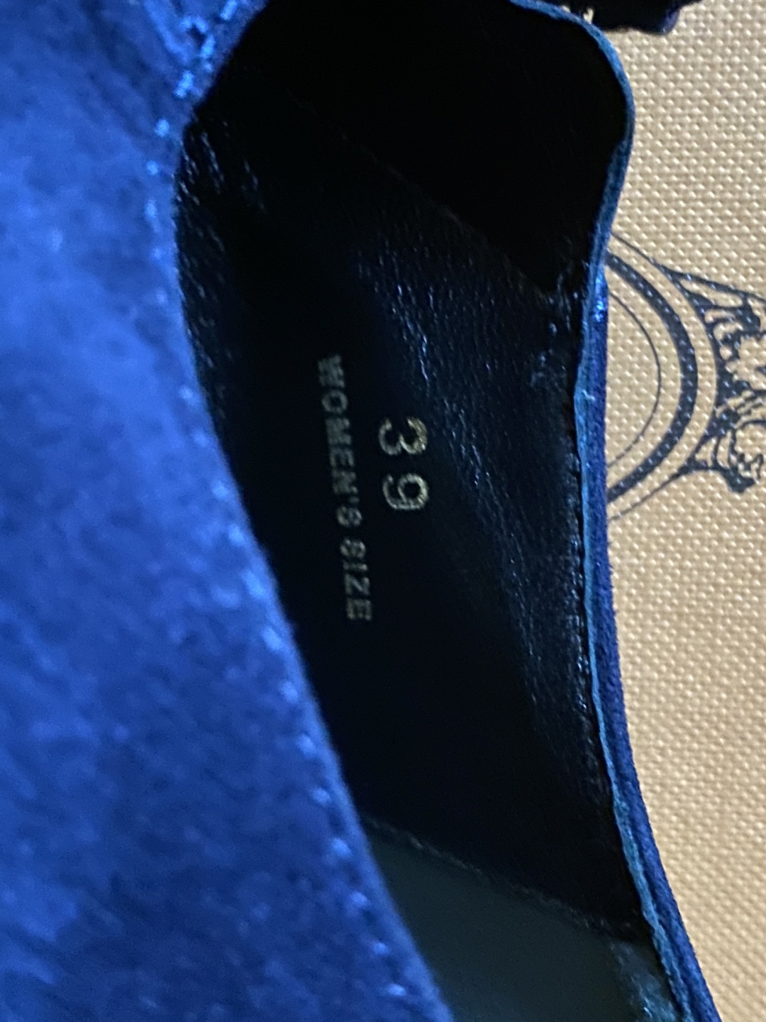Tod's Blue Suede Heeled Ankle Boots - Size 39 - photo 5