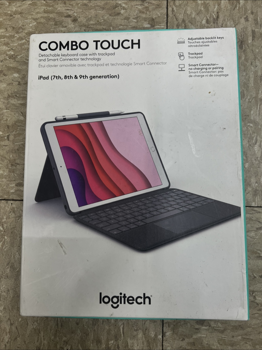 Logitech Combo Touch iPad Keyboard Case (7th-9th Gen)