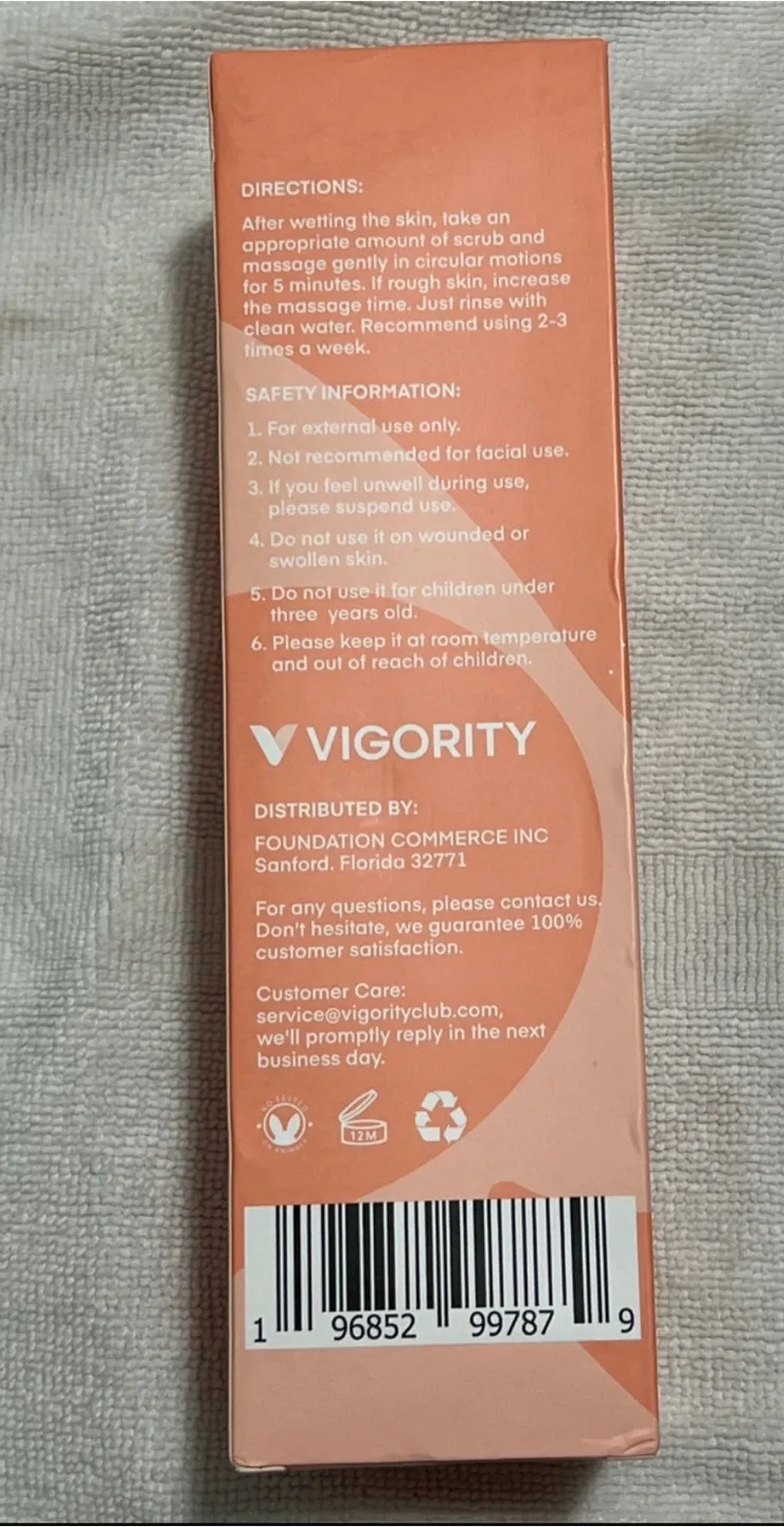 Vigority KP Advanced Bump Eraser Body Scrub 🧡 image indicator(3)