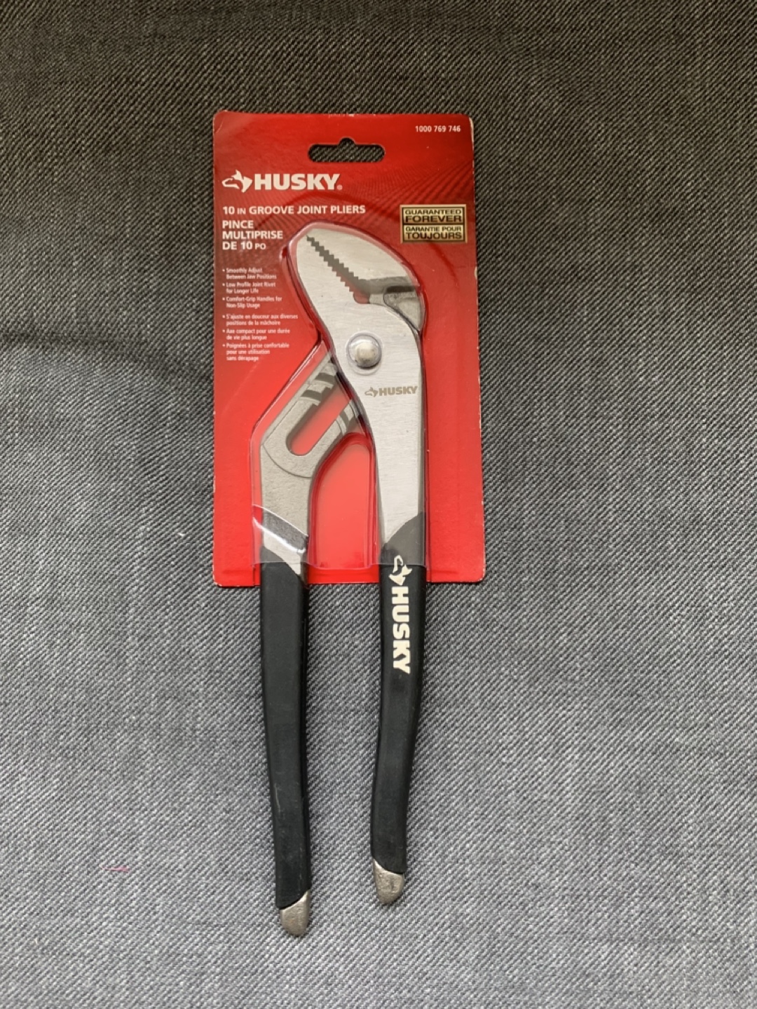 Husky 10-inch Groove Joint Pliers