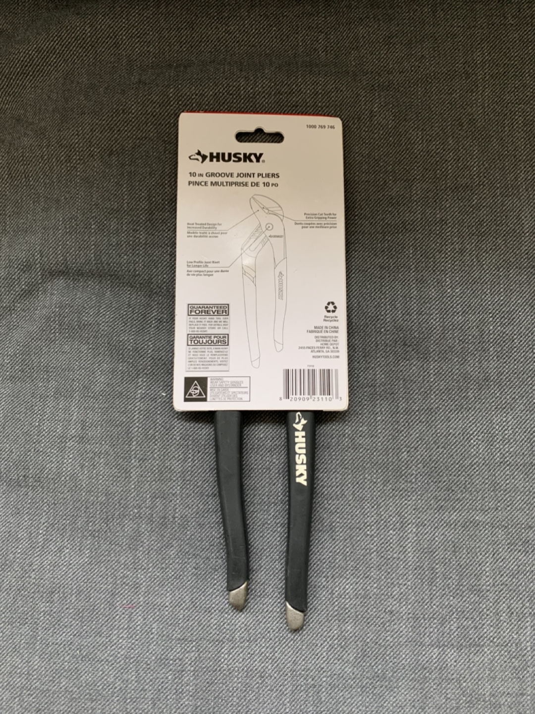 Husky 10-inch Groove Joint Pliers - photo 2