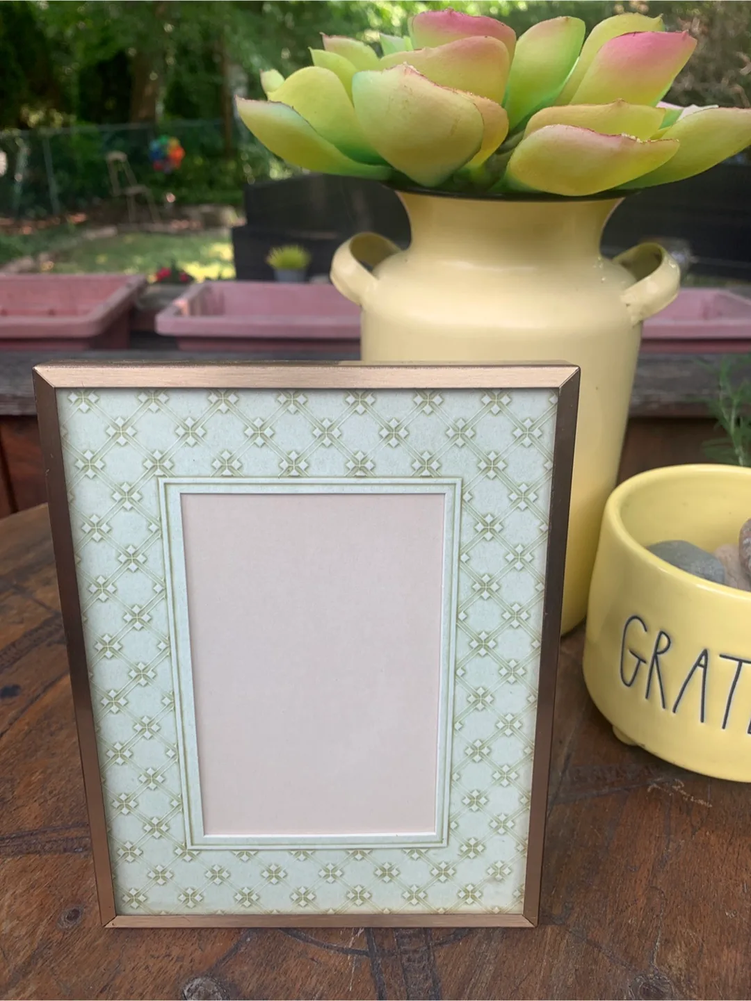 Gold Vintage Photo Frame with Green Mat  🧡 thumbnail