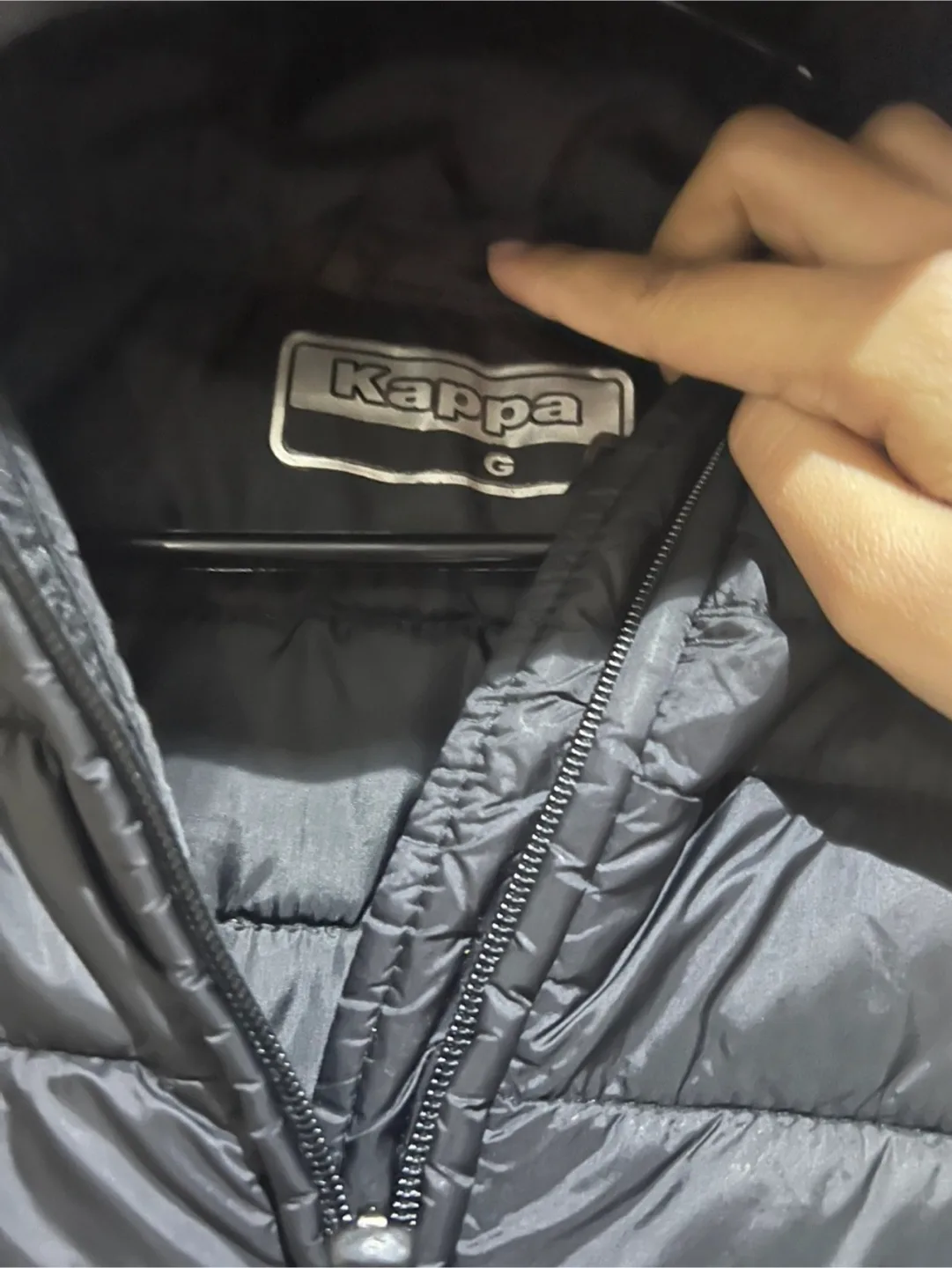 Kappa Black Puffer Jacket image indicator(3)