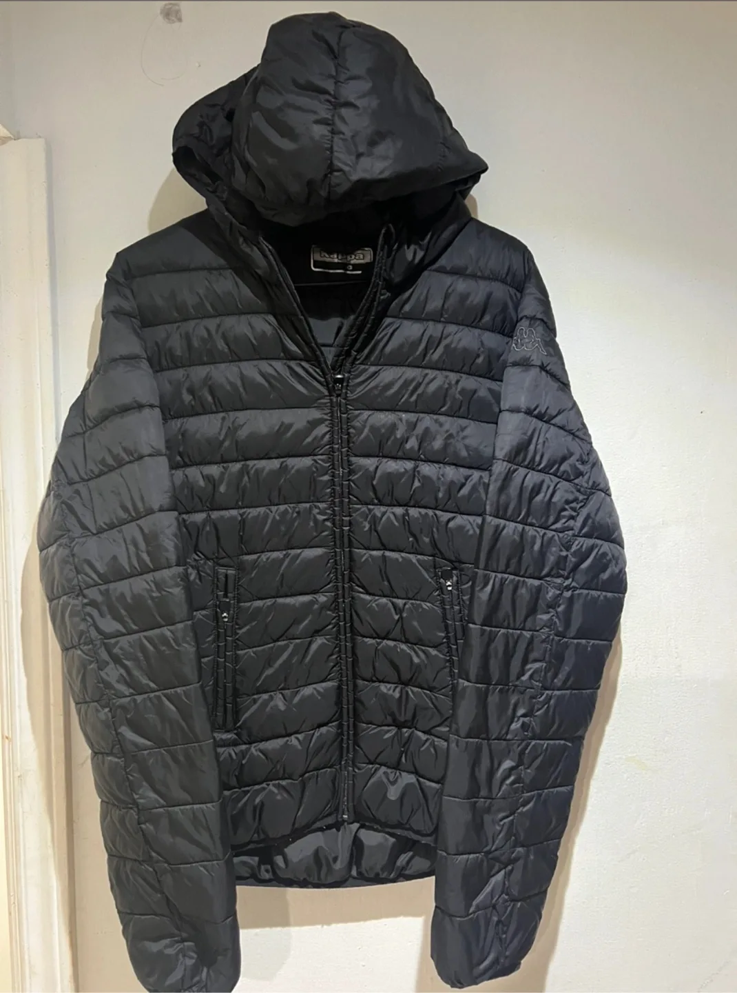 Kappa Black Puffer Jacket thumbnail