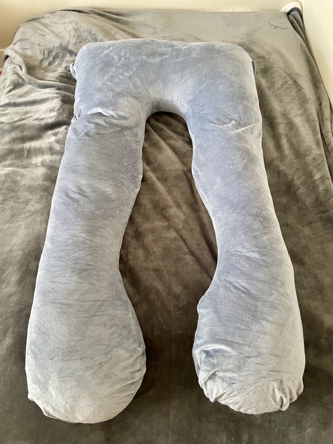 Grey Full Body Pregnancy Pillow