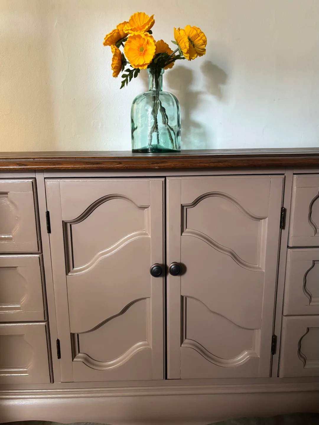 Painted Wood Side Table and Dresser thumbnail