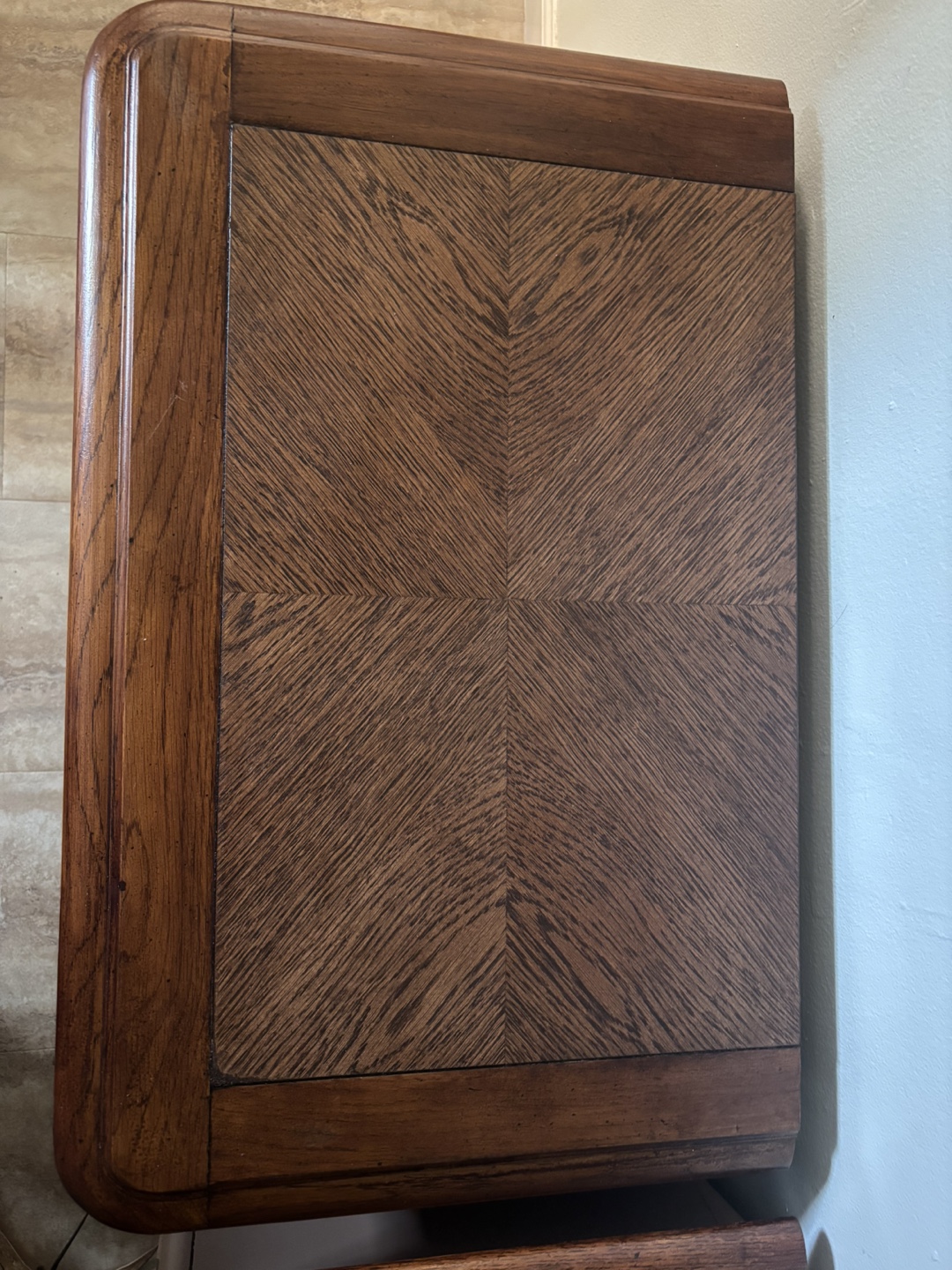 Painted Wood Side Table and Dresser - photo 5