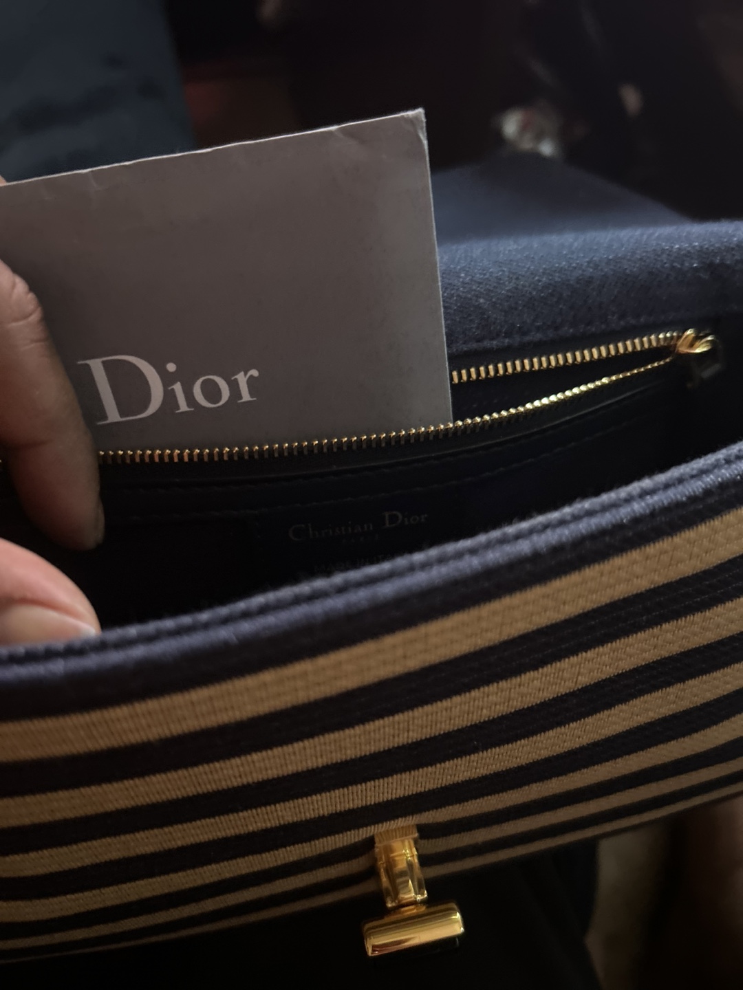 Dior Caro M Raffia Bag - Blue/Multi - photo 5