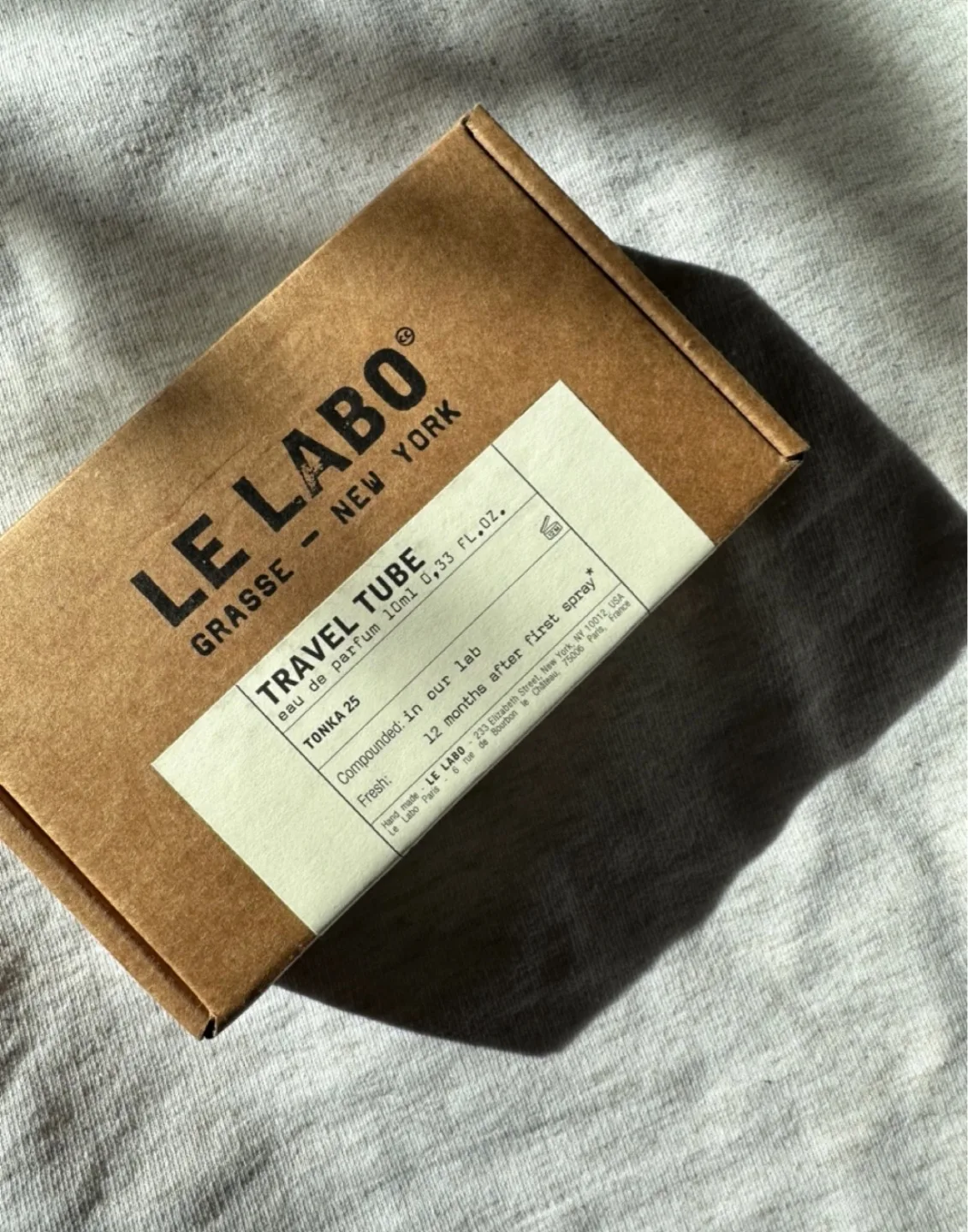 Le Labo Tonka 25 Travel Tube Perfume thumbnail