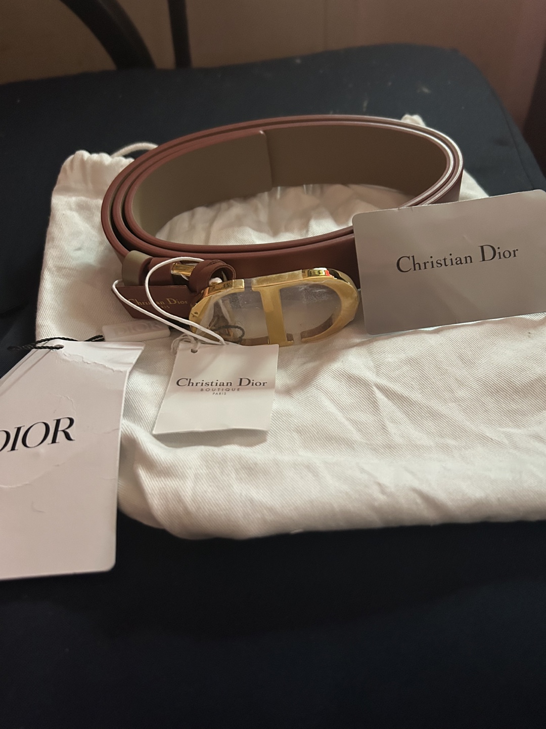 Christian Dior 30 Montaigne Reversible Belt - photo 4