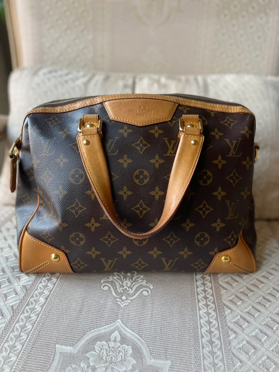 Authentic Louis Vuitton Monogram Brown Handbag thumbnail