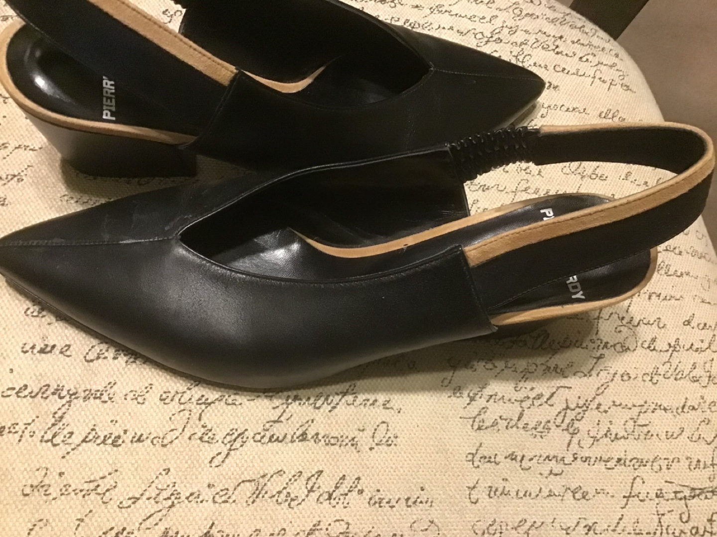 Pierre Hardy Black Slingback Heels - Size 38 - photo 2