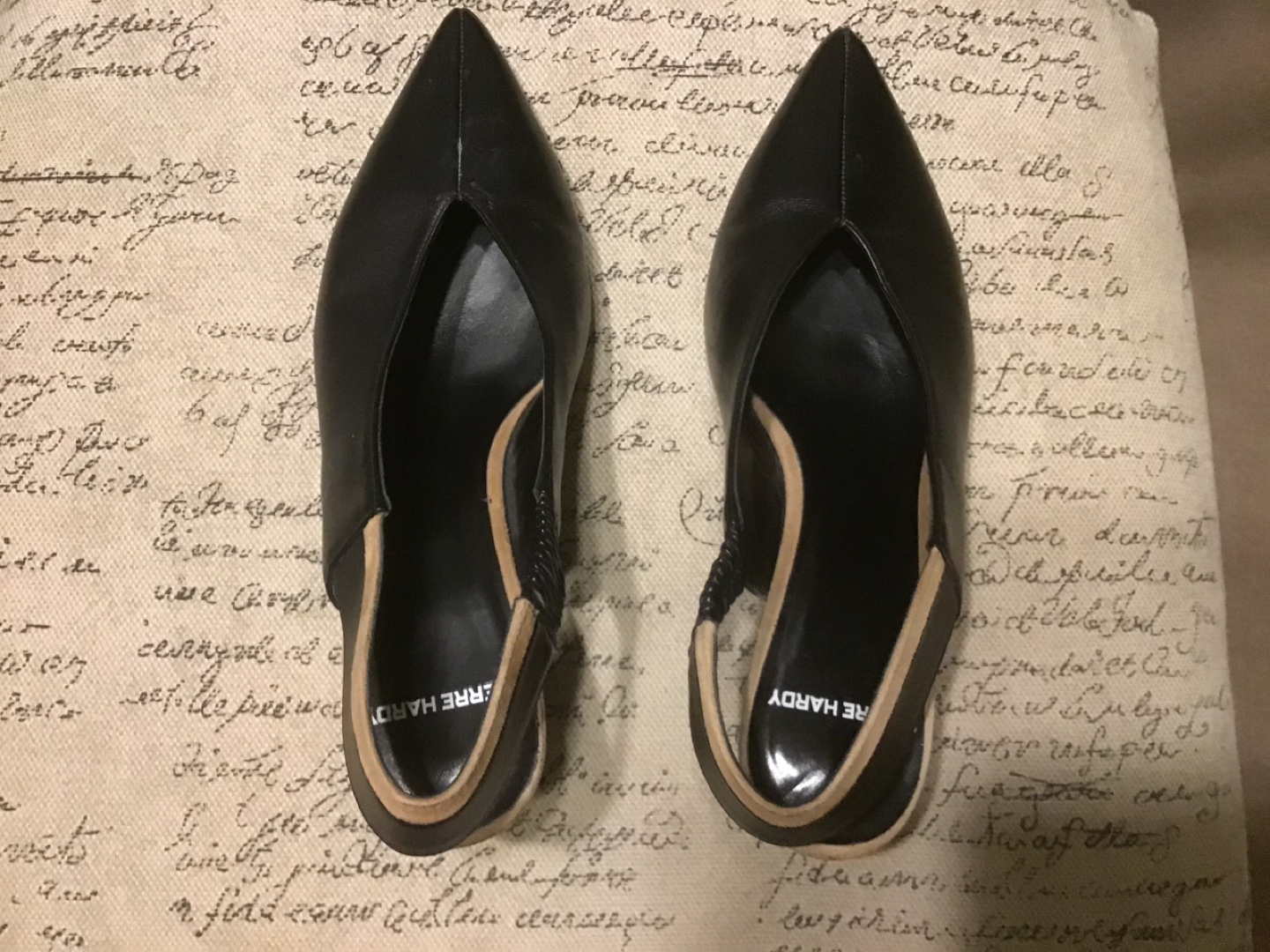 Pierre Hardy Black Slingback Heels - Size 38