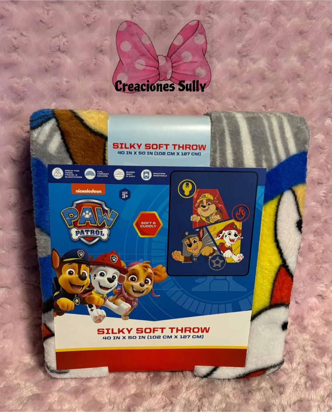 Paw Patrol Silky Soft Throw Blanket 40x50 thumbnail