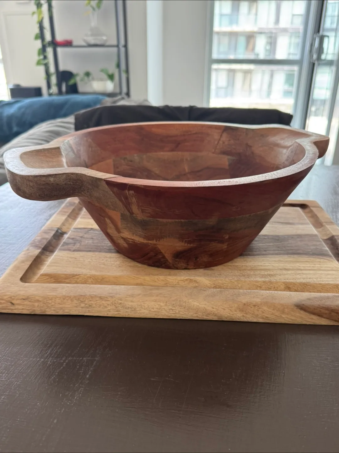 Wooden Bowl & Cutting Board Set thumbnail