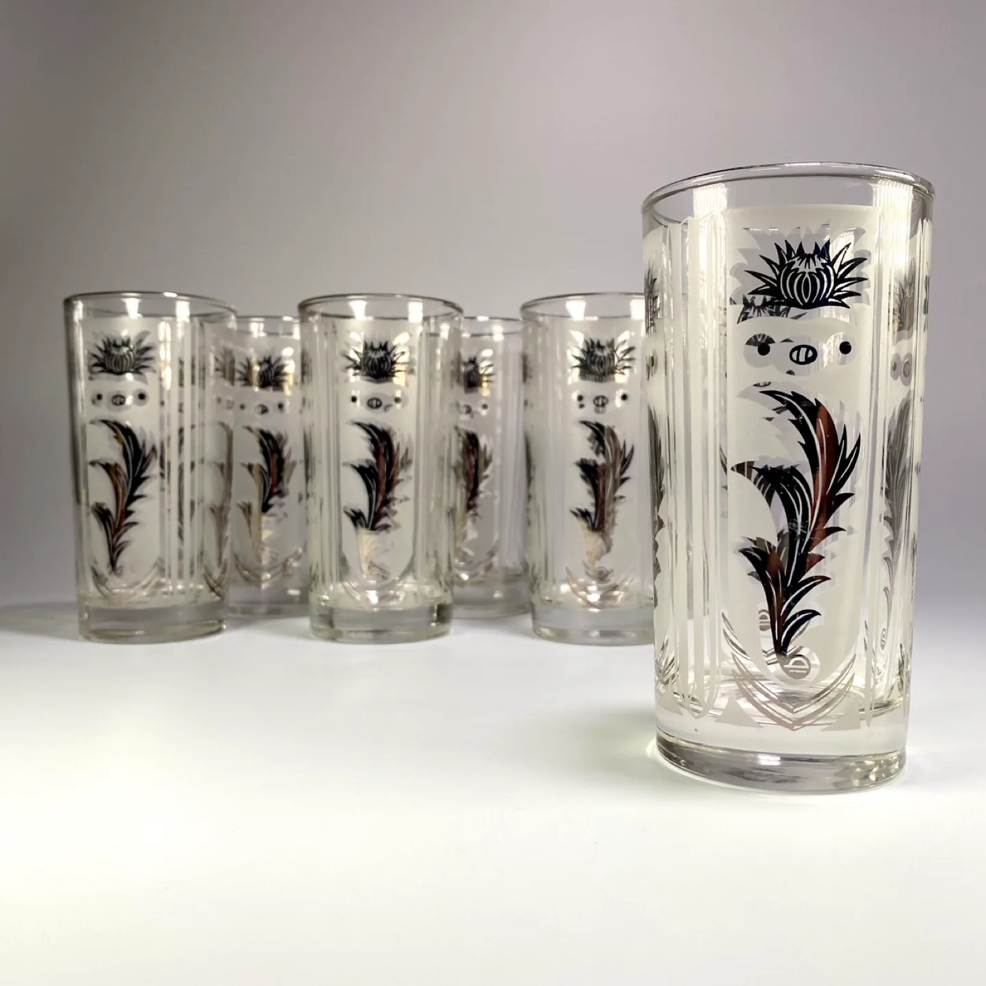 Set of 6 Vintage Highball Glasses thumbnail