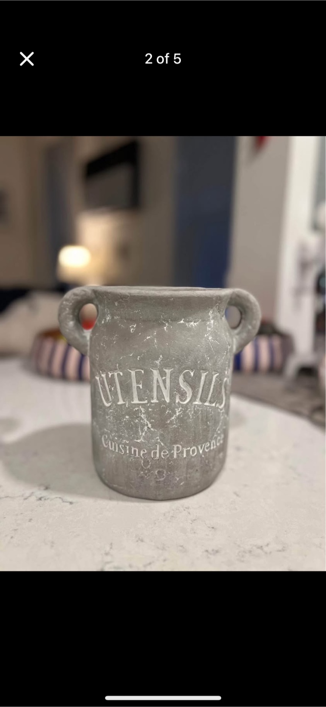 Rustic style Utensils concrete holder Cuisine de Provence - photo 4