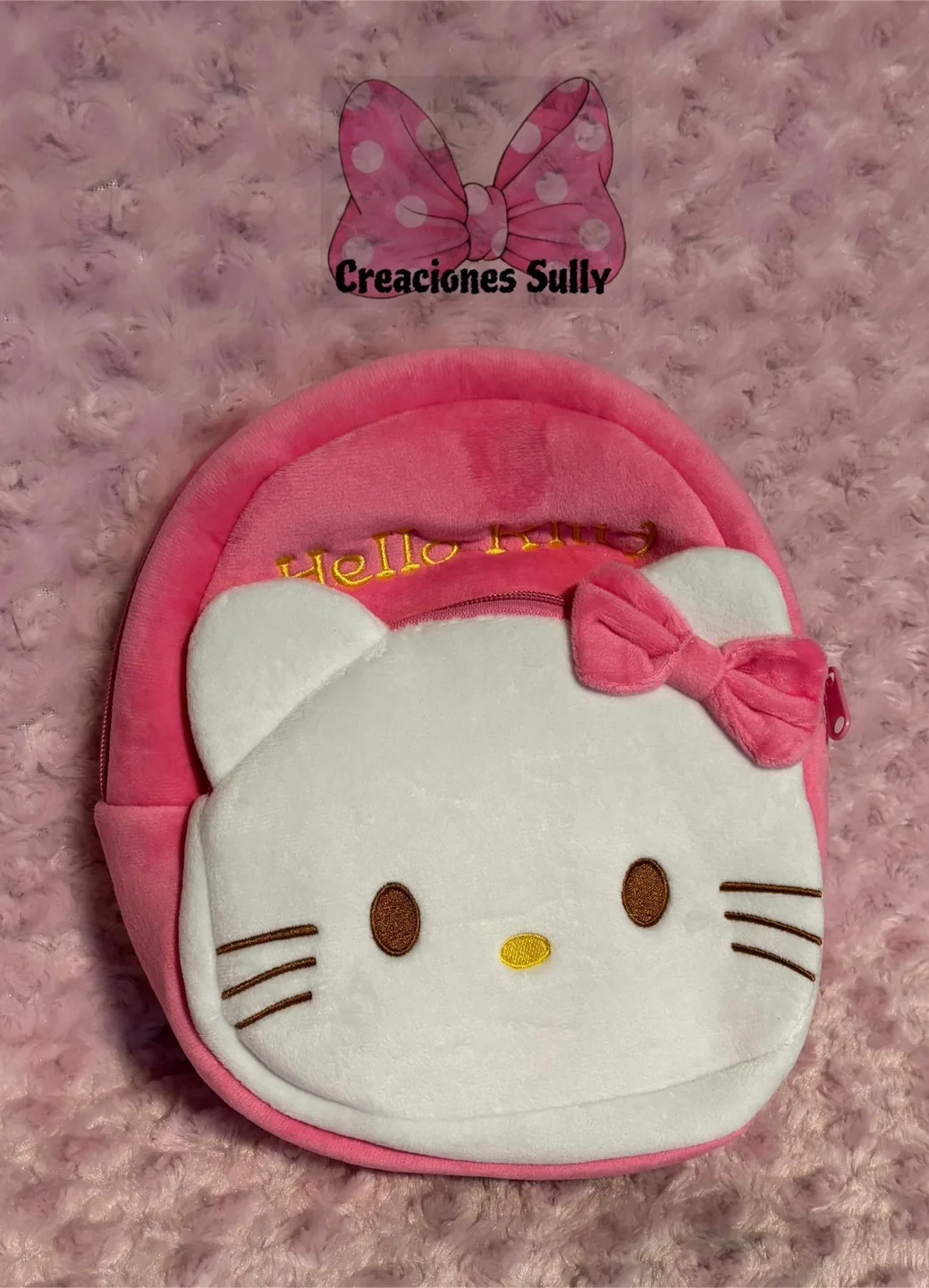 Hello Kitty Plush Backpack - Pink thumbnail