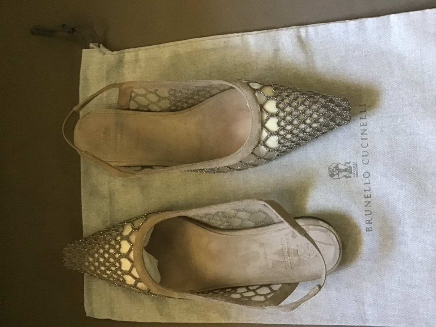 Brunello Cucinelli Slingback Heels - Size 37.5 - photo 4