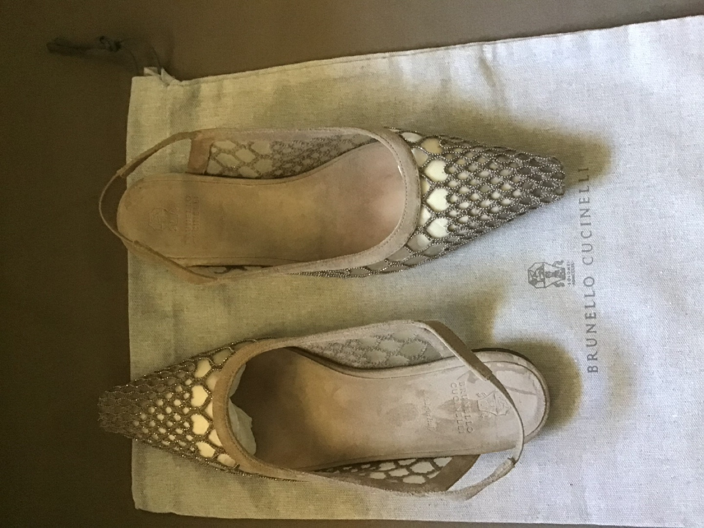 Brunello Cucinelli Slingback Heels - Size 37.5 - photo 5