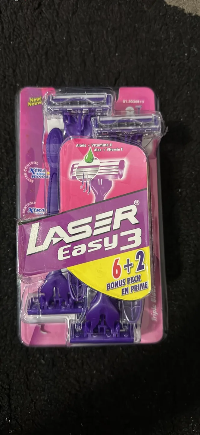 Laser Easy 3 Razors - 6+1 Bonus Pack thumbnail