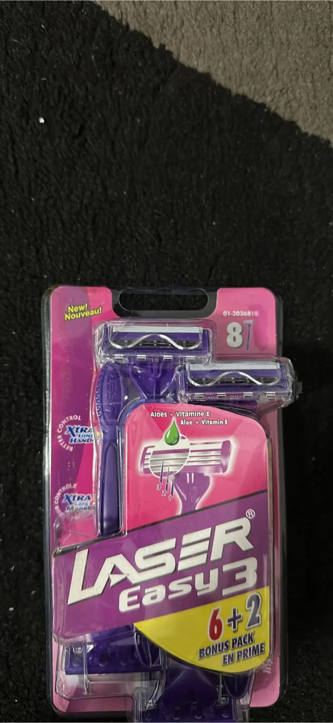 Laser Easy 3 Razors - 6+1 Bonus Pack image indicator(2)