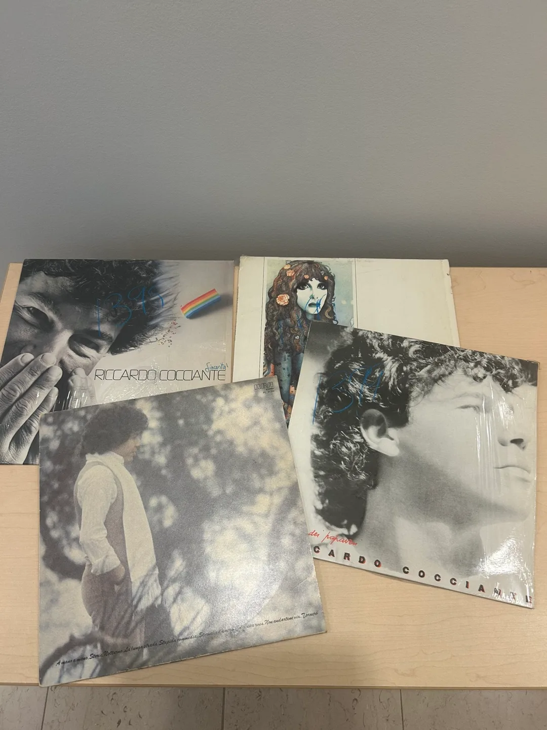 🧡Riccardo Cocciante 4 Italian Vinyl Records Bundle thumbnail