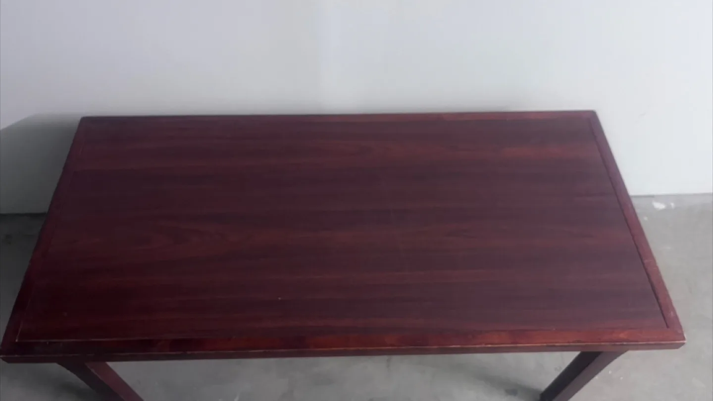 Wooden Coffee Table - Dark Red thumbnail