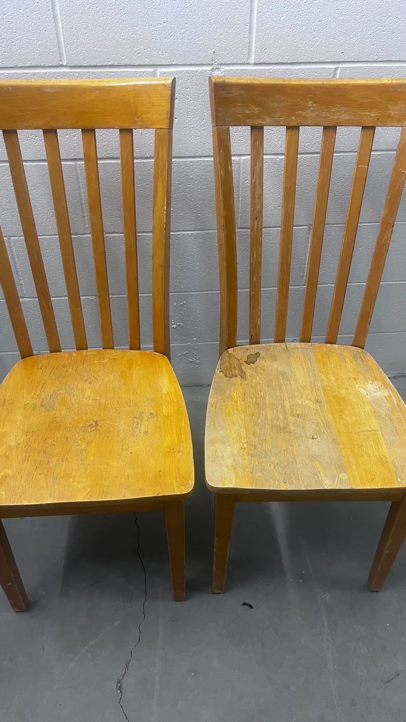Wooden Dining Chairs - Set of 2 thumbnail