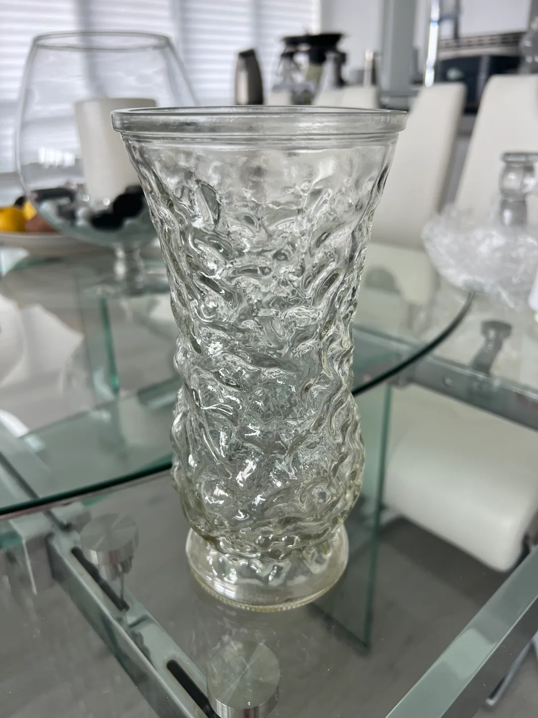 Clear Glass Vase thumbnail