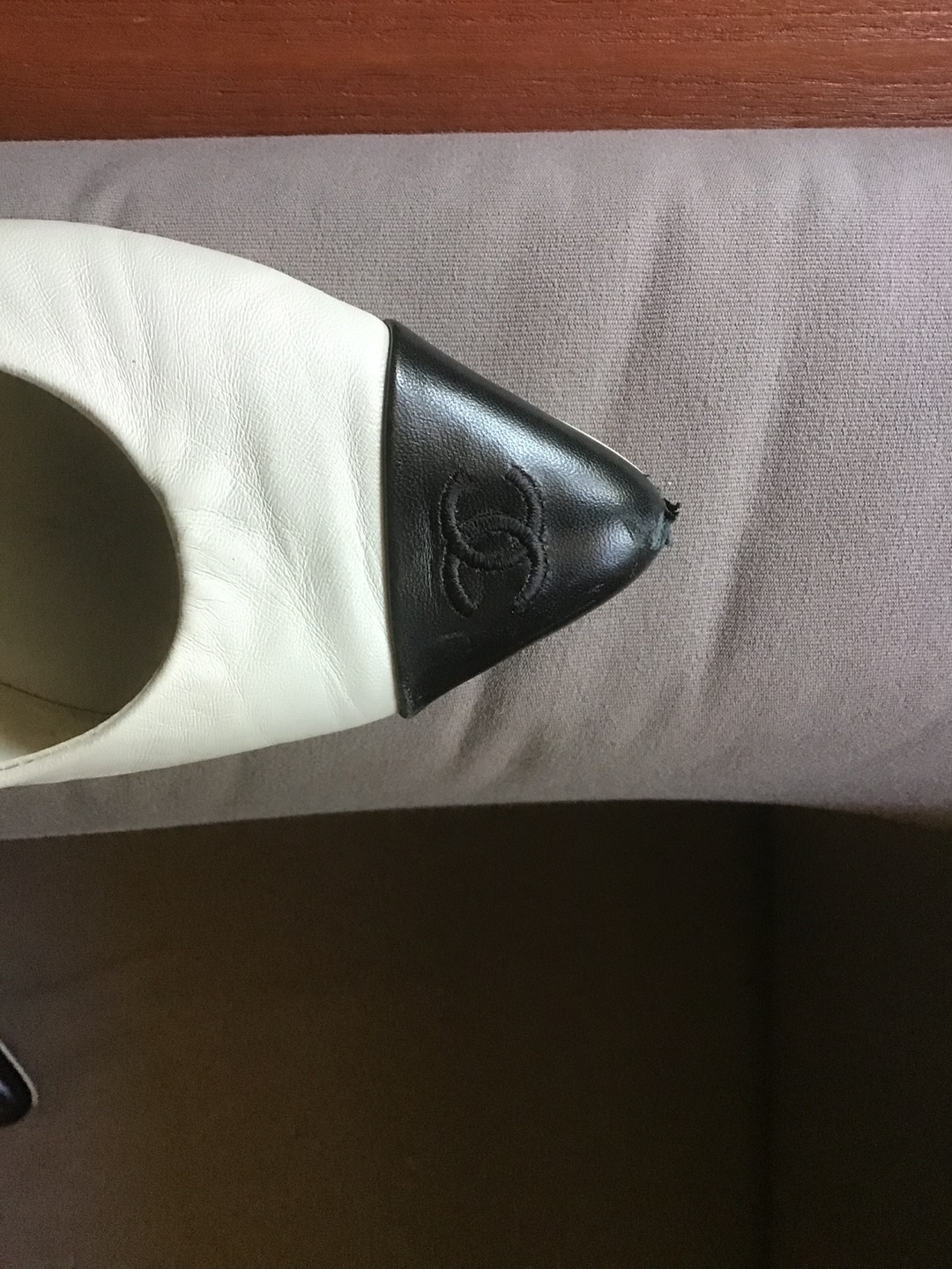 Chanel Cap-Toe Ballerina Flats - Size  38.5 - photo 4