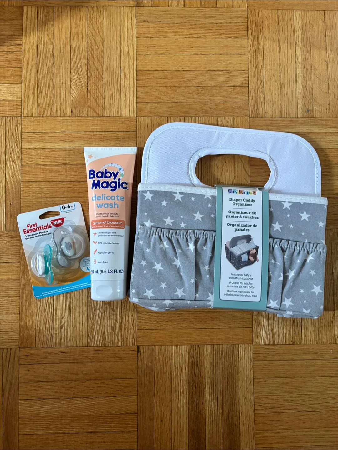 Baby Items: Pacifier, Wash, Diaper Caddy Organizer thumbnail