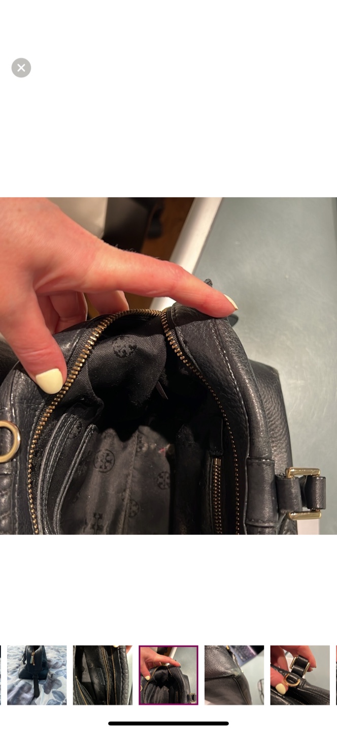 Tory Burch Black Leather Satchel - photo 4
