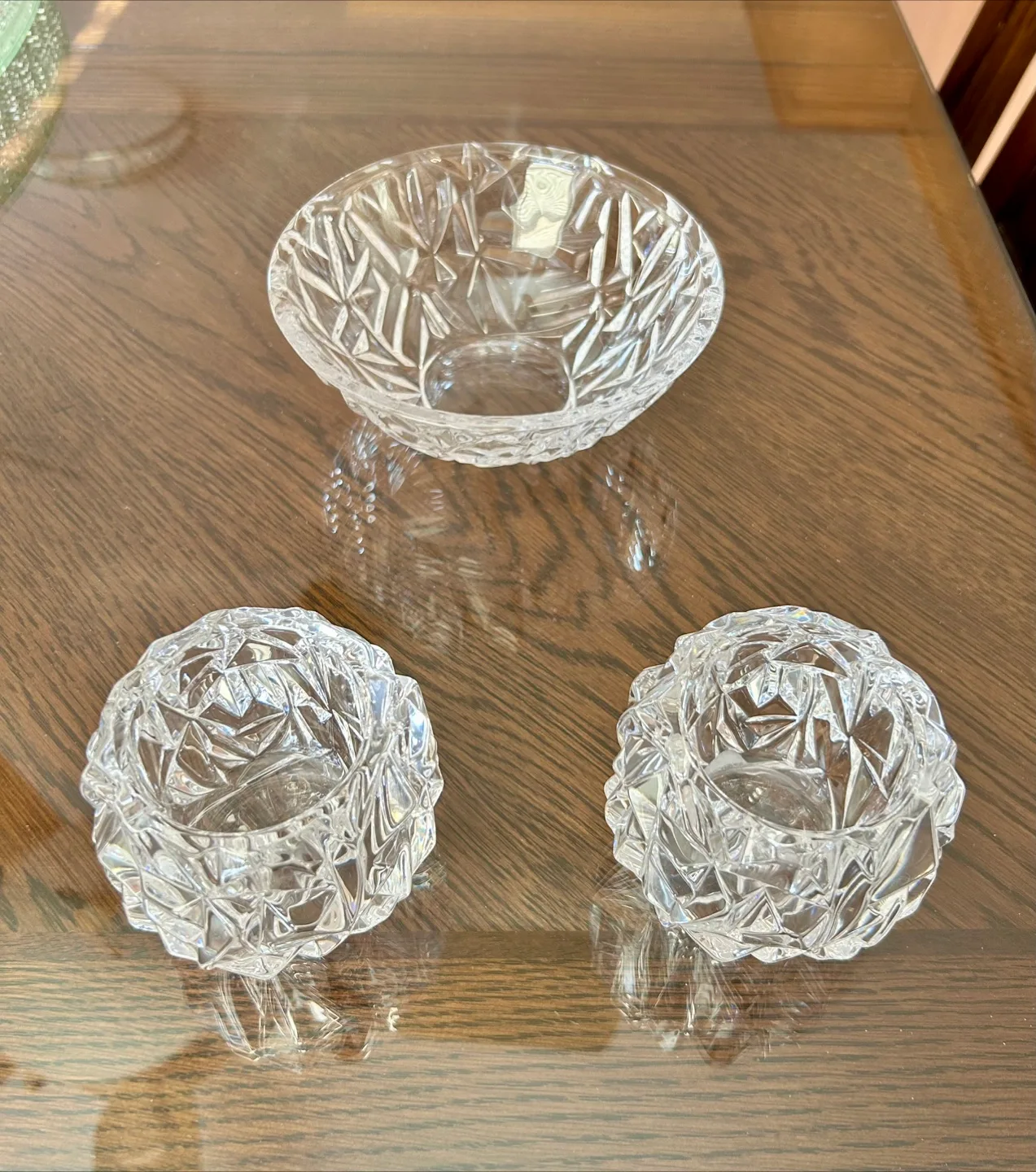 Tiffany & Co. Crystal Bowl & Votive Holders thumbnail